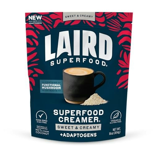 Laird Superfood Sweet & Creamy Coconut Powder Creamer 16-oz.: $21.60 Laird Superfood Sweet & Creamy Coconut Powder Creamer 16-oz.: $21.60