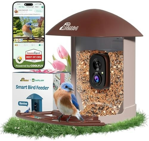 Smart Solar-Powered 2.5K Bird Feeder Camera: $42.74 Smart Solar-Powered 2.5K Bird Feeder Camera: $42.74