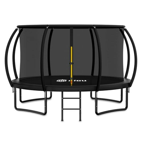 Gigu 12-Foot Outdoor Trampoline with Basketball Hoop and Water Sprinkler: $239.99