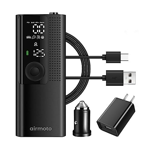Airmoto Portable Tire Inflator and Charger Bundle: $63.99 Airmoto Portable Tire Inflator and Charger Bundle: $63.99