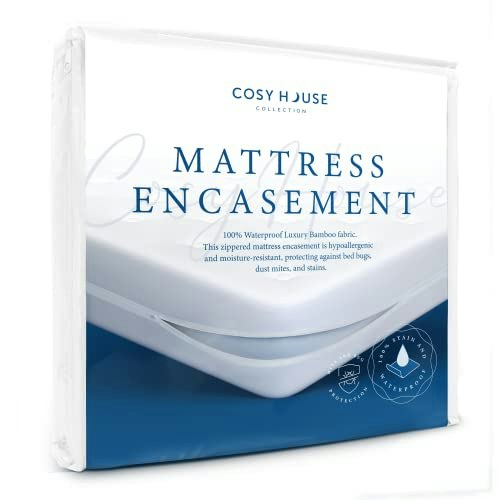 Cosy House Collection King Waterproof Bamboo Mattress Encasement: $49.56