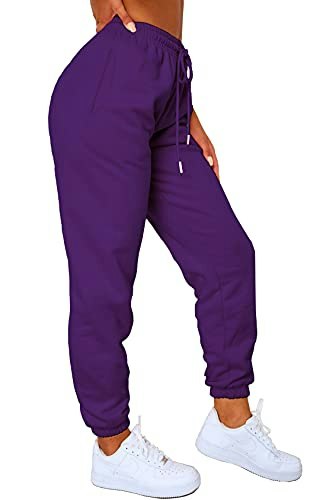 Waitfairy Women's High-Waist Baggy Jogger Sweatpants: $22.79