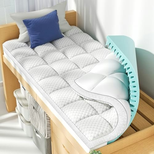 Bedelite 5-inch Twin XL Memory Foam Mattress Topper: $71.99