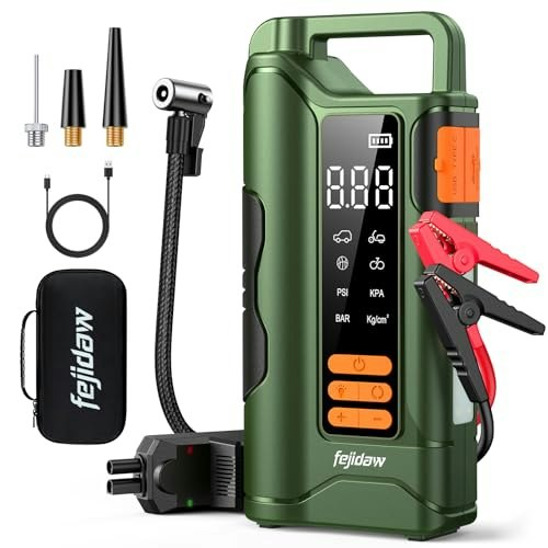 6,000A 160-PSI Jump Starter and Air Compressor: $71.99 6,000A 160-PSI Jump Starter and Air Compressor: $71.99