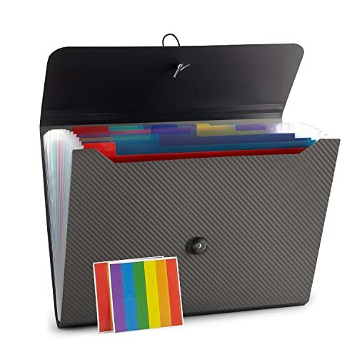 Nicfaec 13-Pocket Expanding File Folder: $5.59 Nicfaec 13-Pocket Expanding File Folder: $5.59