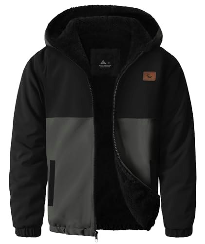 Zity Boys Fleece-Lined Sherpa Zip-Up Hoodie: $31.33