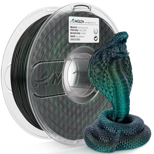 AMOLEN 1.75mm Silk PLA 3D Printer Filament 1kg: $20.15 AMOLEN 1.75mm Silk PLA 3D Printer Filament 1kg: $20.15