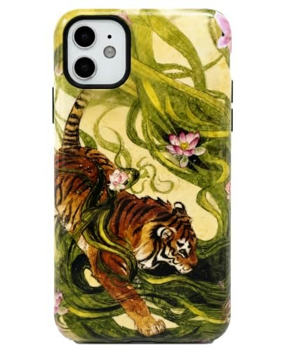 Ekelyvia iPhone 11 Chinese-Style Tiger Print Case: $7.99