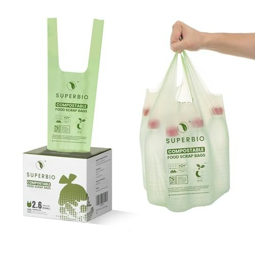 Superbio 2.6-Gallon Compostable Bags 100-Pack: $17.56 Superbio 2.6-Gallon Compostable Bags 100-Pack: $17.56
