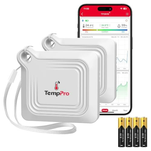 TempPro Bluetooth Temperature and Humidity Sensor: $18.12