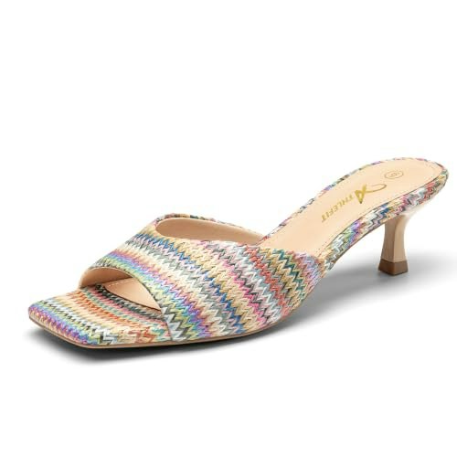 Athlefit Women's Square Toe Kitten Heels: $33.24 Athlefit Women's Square Toe Kitten Heels: $33.24
