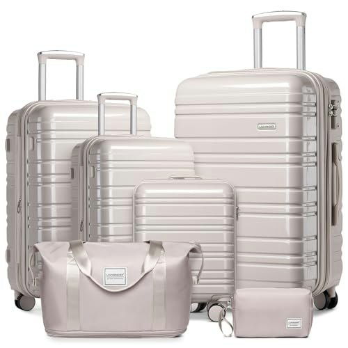Larvender 6-Piece Expandable Luggage Set: $153.42 Larvender 6-Piece Expandable Luggage Set: $153.42