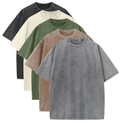 Men's Oversized Short Sleeve T-Shirt 5-Pack: $36.08 Men's Oversized Short Sleeve T-Shirt 5-Pack: $36.08
