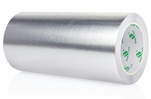 Bomei Pack 9-inch x 66-foot Aluminum Foil Thermal Insulation Tape: $21.50 Bomei Pack 9-inch x 66-foot Aluminum Foil Thermal Insulation Tape: $21.50