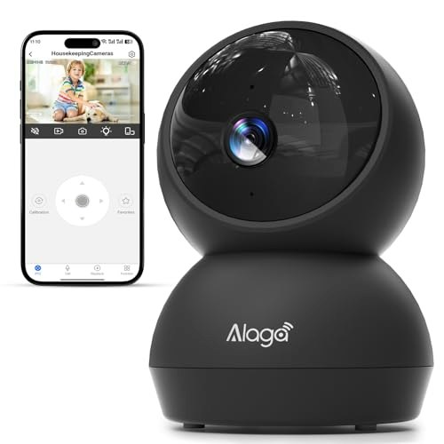 2K Indoor 360-Degree Pan/Tilt Security Camera: $14.39