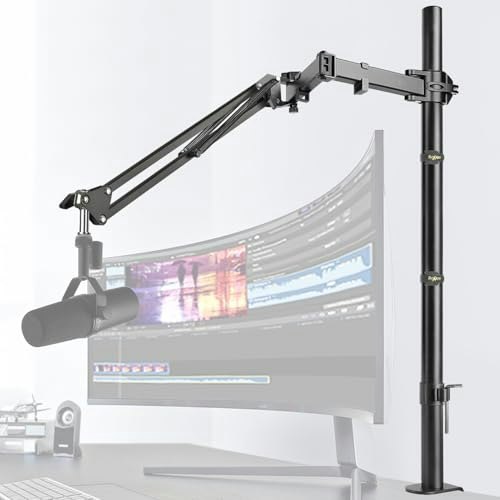 Frgyee Adjustable Microphone Boom Arm: $36.75