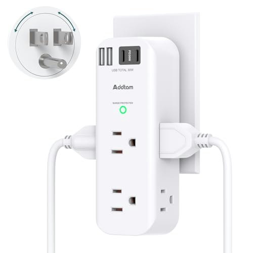 Addtam 30W USB C Surge Protector Outlet Extender: $20.79 Addtam 30W USB C Surge Protector Outlet Extender: $20.79