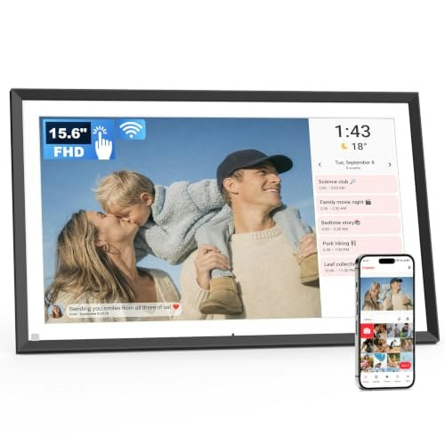 Frameo 15.6-inch 32GB Digital Picture Frame: $132.99