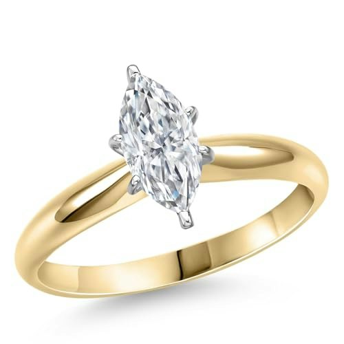 Gem Stone King 2-Carat Marquise Lab Grown Diamond Solitaire Ring: $1,495.99 Gem Stone King 2-Carat Marquise Lab Grown Diamond Solitaire Ring: $1,495.99