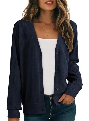 Dokotoo Women's Wool Blend Knit Cardigan: $14.99 Dokotoo Women's Wool Blend Knit Cardigan: $14.99