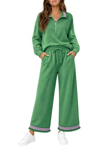 Aoysky Women's 2-Piece Ruffle Lounge Set: $35.99 Aoysky Women's 2-Piece Ruffle Lounge Set: $35.99