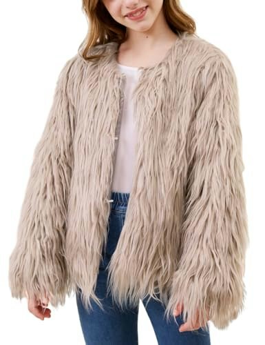 Yimoon Girls Faux Fur Coat: $23.74 Yimoon Girls Faux Fur Coat: $23.74