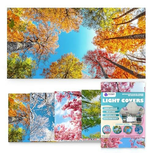 Magnetic Fluorescent Ceiling Light Cover 4-Pack: $29.59 Magnetic Fluorescent Ceiling Light Cover 4-Pack: $29.59