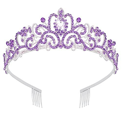 Didder Light Purple Crystal Tiara: $6.45 Didder Light Purple Crystal Tiara: $6.45
