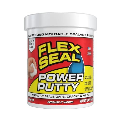 Flex Seal Power Putty 16-oz. Waterproof Rubberized Sealant: $11.99 Flex Seal Power Putty 16-oz. Waterproof Rubberized Sealant: $11.99