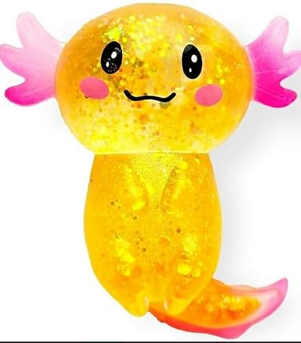 Djyxoglyn 3.54-inch Glitter Axolotl Squishy: $6.99 Djyxoglyn 3.54-inch Glitter Axolotl Squishy: $6.99