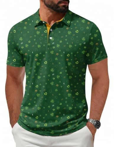 Zity Men's Short Sleeve UPF 50+ Golf Polo Shirt: $14.23 Zity Men's Short Sleeve UPF 50+ Golf Polo Shirt: $14.23