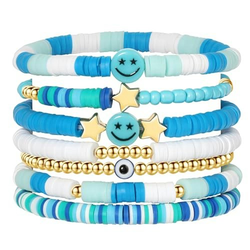 Yalasoba Preppy Beaded Charm Bracelet Set: $6.39 Yalasoba Preppy Beaded Charm Bracelet Set: $6.39