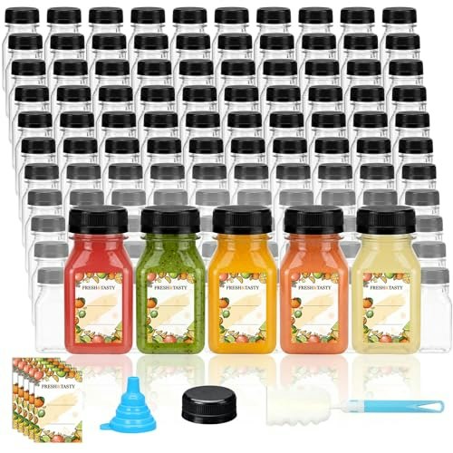 Tomnk 4-ounce Plastic Juice Bottles 200-Pack: $63.99 Tomnk 4-ounce Plastic Juice Bottles 200-Pack: $63.99