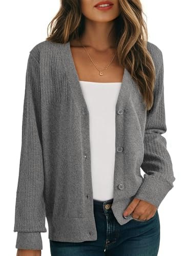 Dokotoo Women's Wool Blend Knit Cardigan: $14.99 Dokotoo Women's Wool Blend Knit Cardigan: $14.99