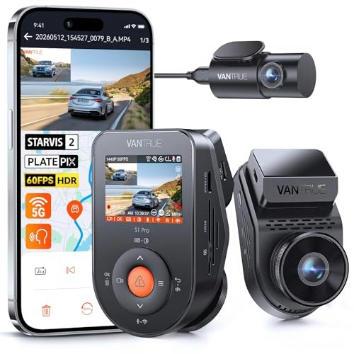 Vantrue S1 Pro Dual Front and Rear Dash Cam: $135.99 Vantrue S1 Pro Dual Front and Rear Dash Cam: $135.99