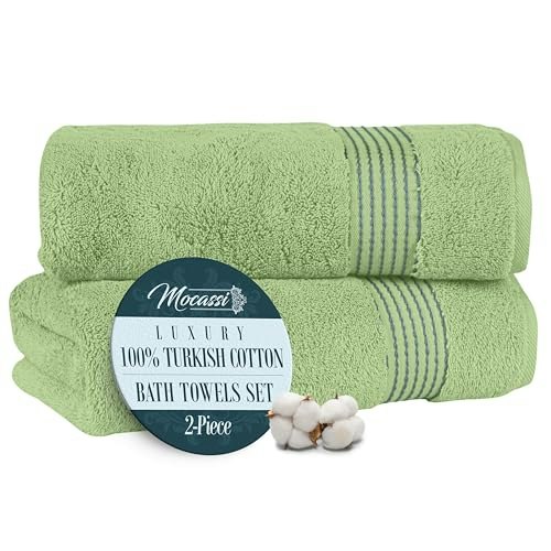 Mocassi 27" x 54" Turkish Cotton Bath Towel 2-Pack: $21.59 Mocassi 27" x 54" Turkish Cotton Bath Towel 2-Pack: $21.59