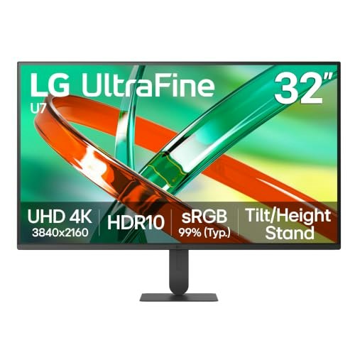LG Ultrafine 32" 4K IPS Monitor: $266.73