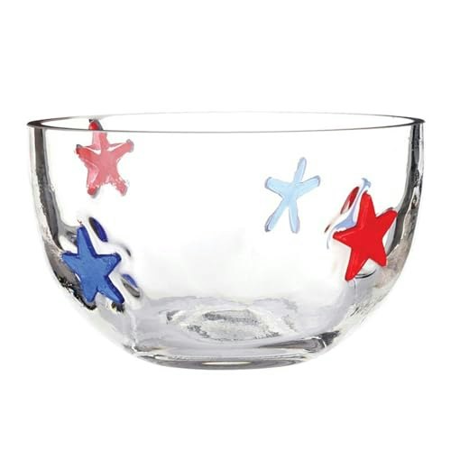 Slant Party Supplies Patriotic Glass Snack Bowl: $19.51
