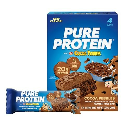 Pure Protein Cocoa Pebbles Protein Bars 4-Pack: $3.72 Pure Protein Cocoa Pebbles Protein Bars 4-Pack: $3.72