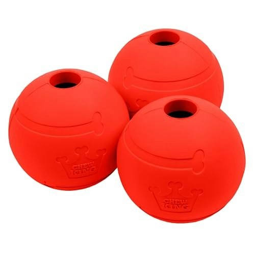 Chew King Beef Flavored Rubber Ball 3-Pack: $7.99 Chew King Beef Flavored Rubber Ball 3-Pack: $7.99