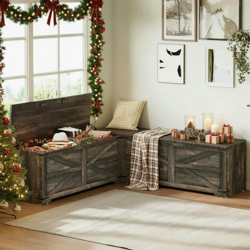 DWVO L-Shaped Storage Bench: $159.99 DWVO L-Shaped Storage Bench: $159.99