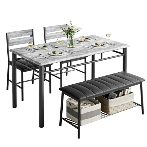 Ironck Dining Table Set for 4: $157.99 Ironck Dining Table Set for 4: $157.99