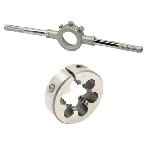 Drill America 3/8"-16 UNC 1" OD HSS Round Adjustable Die and Handle Set: $16.13 Drill America 3/8"-16 UNC 1" OD HSS Round Adjustable Die and Handle Set: $16.13