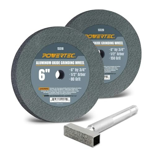 Powertec 6-Inch Bench Grinder Wheel and Diamond Wheel Dresser Kit: $33.99 Powertec 6-Inch Bench Grinder Wheel and Diamond Wheel Dresser Kit: $33.99