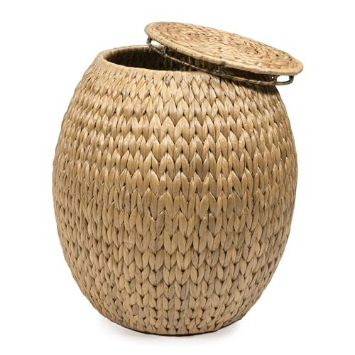 Happimess Colt 17-inch Handwoven Hyacinth Storage Stool: $91.68 Happimess Colt 17-inch Handwoven Hyacinth Storage Stool: $91.68