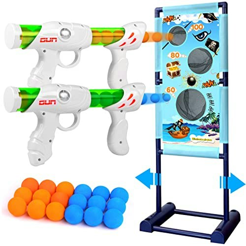 Active Target Shooting Game Set with 2 Blasters and 18 Foam Balls: $21.58
