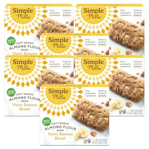 Simple Mills Nutty Banana Almond Flour Snack Bars 30-Pack: $22.75 Simple Mills Nutty Banana Almond Flour Snack Bars 30-Pack: $22.75