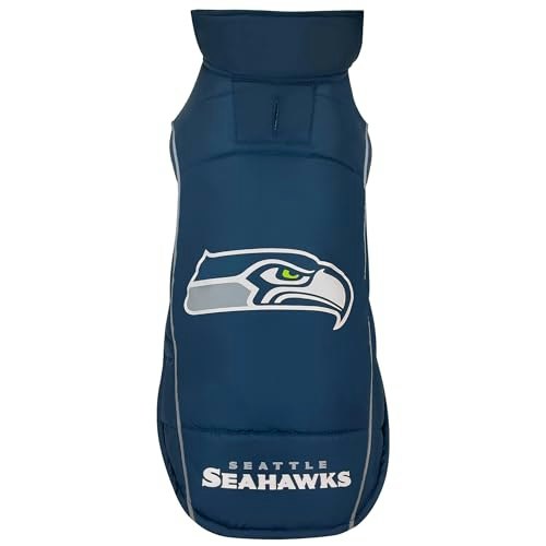 Seattle Seahawks Pet Puffer Vest: $24.10 Seattle Seahawks Pet Puffer Vest: $24.10