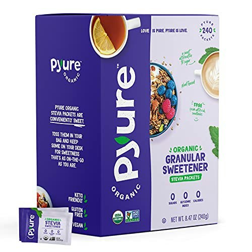 Pyure Organic Stevia Sweetener Packets 240-Count: $11.18