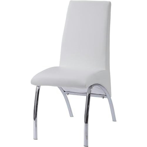 Acme Furniture Pervis White PU Side Chair 2-Pack: $222.92